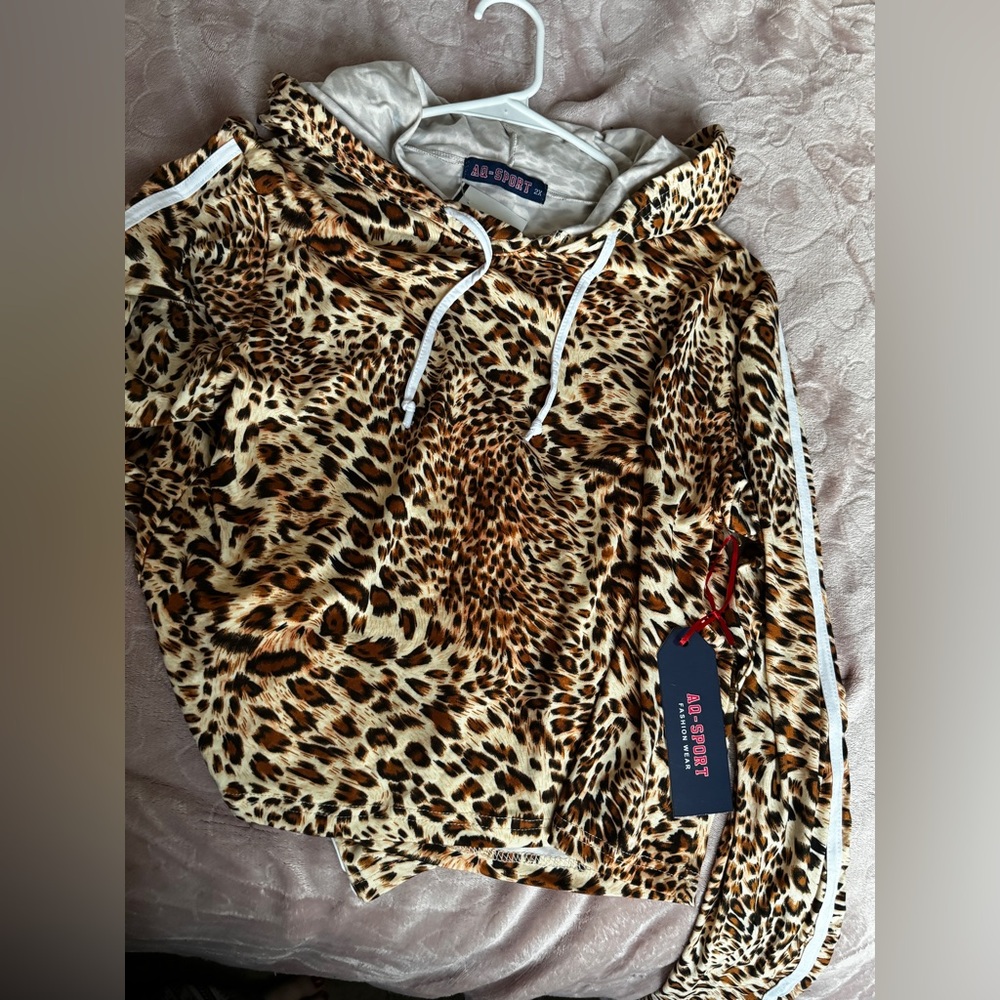 Leopard Print Hoodie